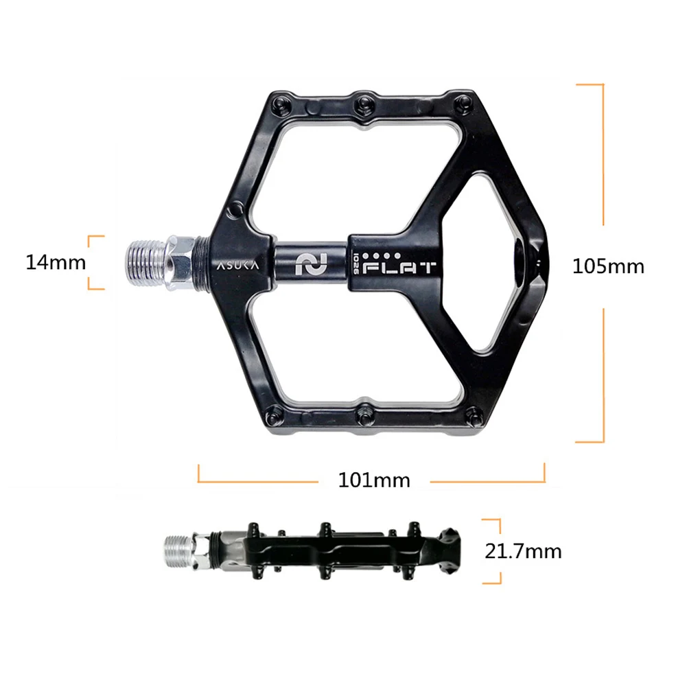

Bicycle Pedals Flat Plate Wide Comfortable Bearing Pedal Board Road Bike Mountain Bike Pedaling