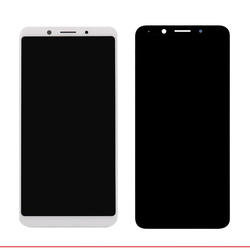 for 6 0 oppo f5 display in mobile phone lcds digitizer assembly parts pantalla a73 touch screen repair parts edge lcd free global shipping