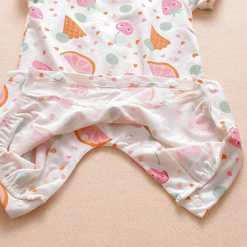 

Boys Girls Baby Summer Short-sleeved Watermelon Print Romper Newborn Jumpsuit Cotton Girls Clothes ropa de bebe