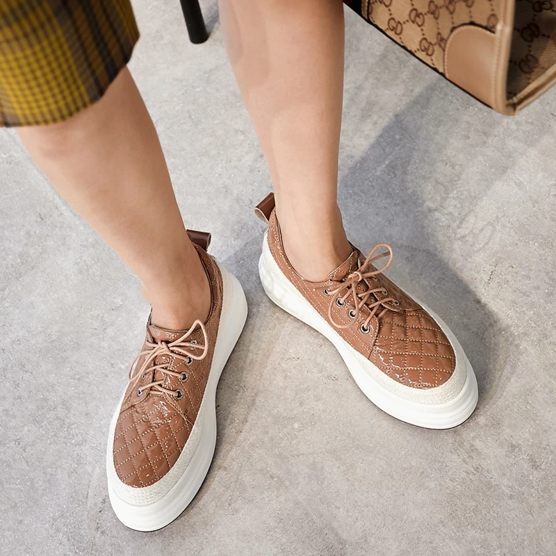 

MORAZORA 2020 New arrival fashion single shoes simple lace up platform shoes high quality comfortable women pumps black