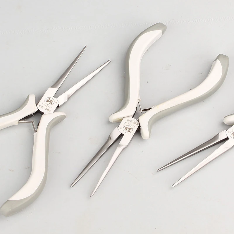 

Flat nose pliers tool flat nose pliers toothless flat mouth mini flat nose toothless pliers fishing manual needle nose pliers