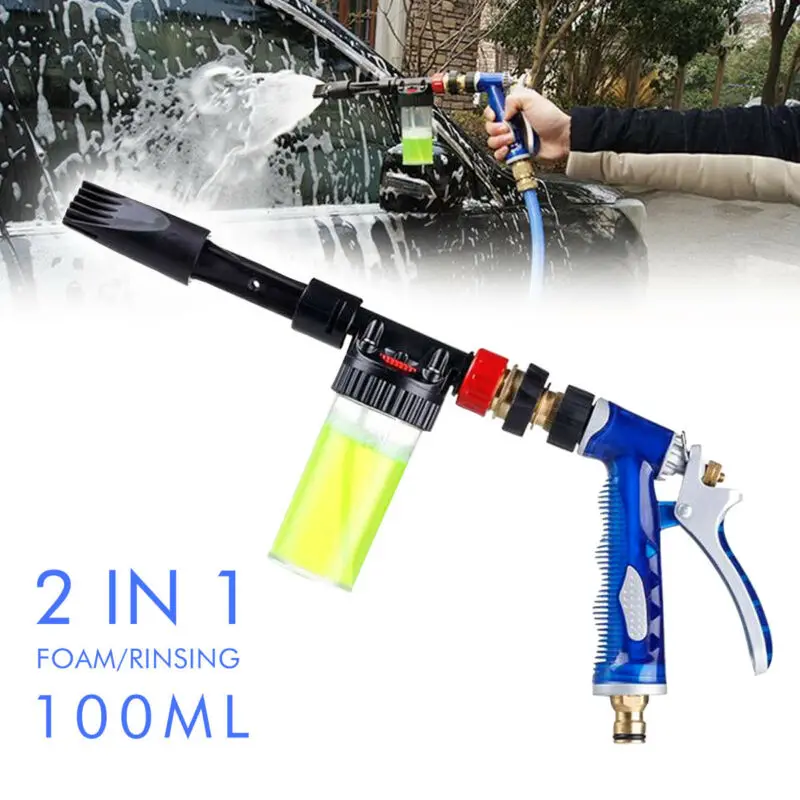 1 шт. автомобильная мойка под давлением Регулируемый пистолет из пены для снежной