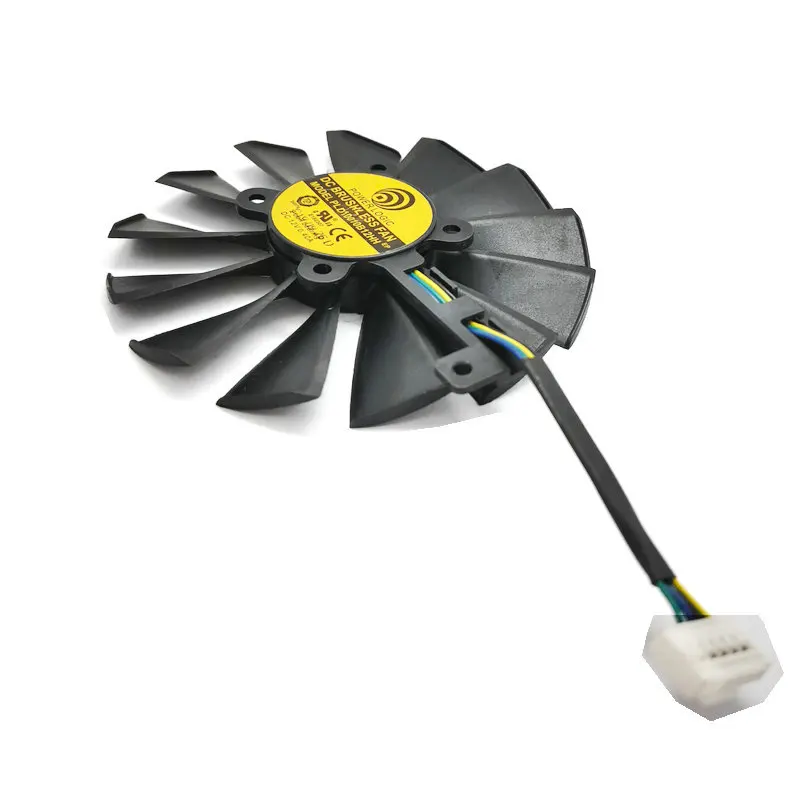 Оригинал для ASUS STRIX PH-GTX1660Ti-O6G 6G GT GTX1660TI RTX2060, графическая видеокарта с вентилятором, PLD10010B12HH HZDO