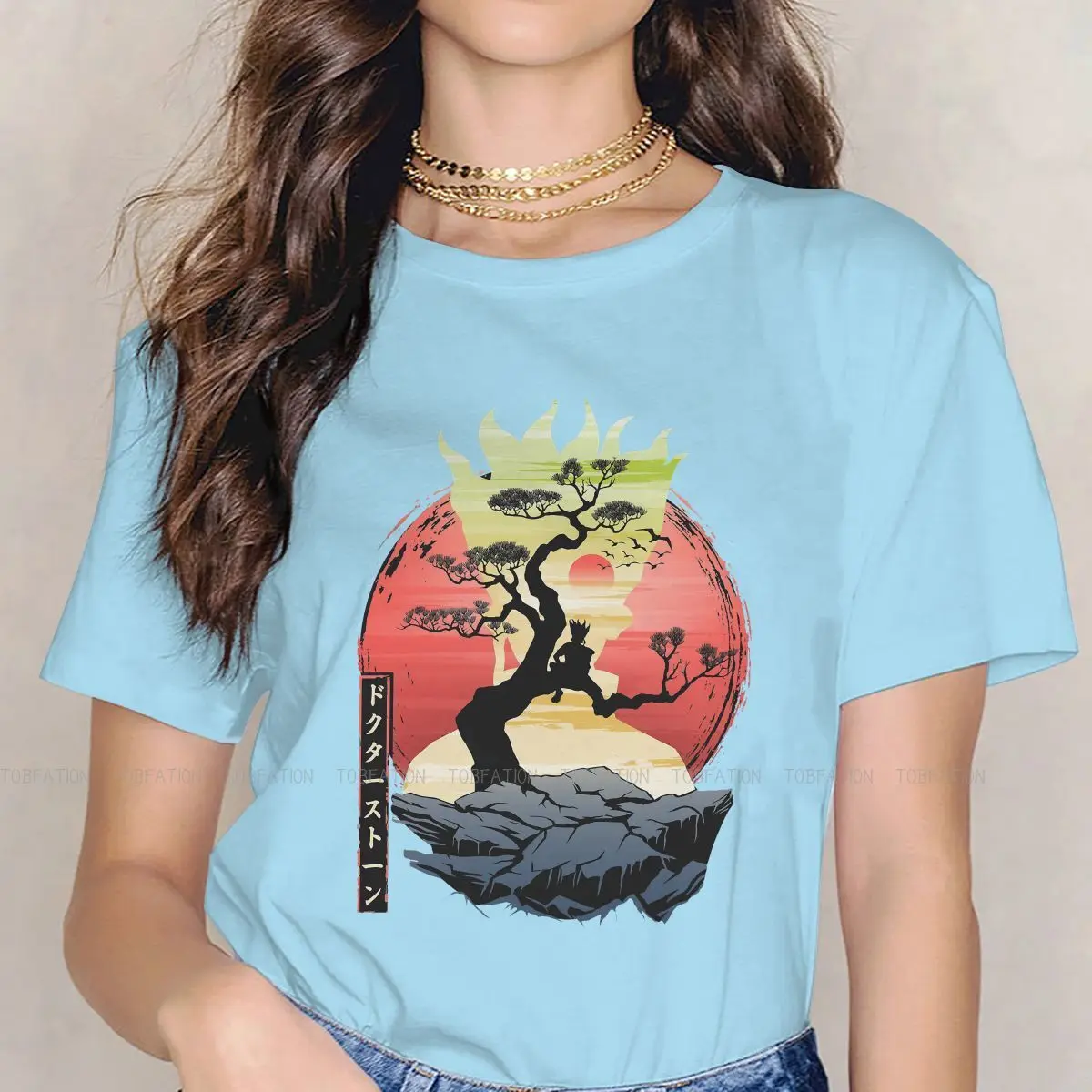 

Аниме футболка Доктор Стоун Перезагрузка Boichi Senkuu янтарь Tsukasa для женщин и девочек 4XL мир камни Юмор свитшоты для отдыха футболка