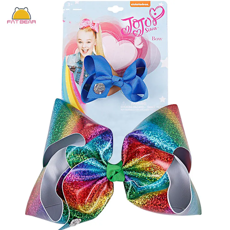 2 шт./компл. банты для волос принцессы русалки Радужная лента с зажимами