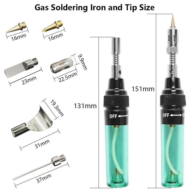 

Portable Soldering Iron MT-100 Electric Gas Portable 3-In-1 Gas Electric Soldering Iron Universal Soldering Iron