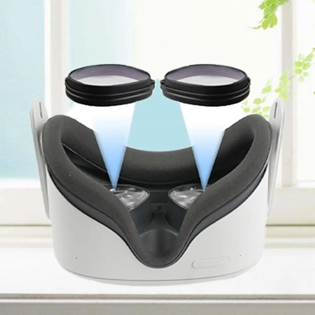 

1 Pair Useful Ultra-thin Anti-scratch Magnetic Resin VR Headset Glasses VR Headset Lenses VR Headset Myopia Lenses