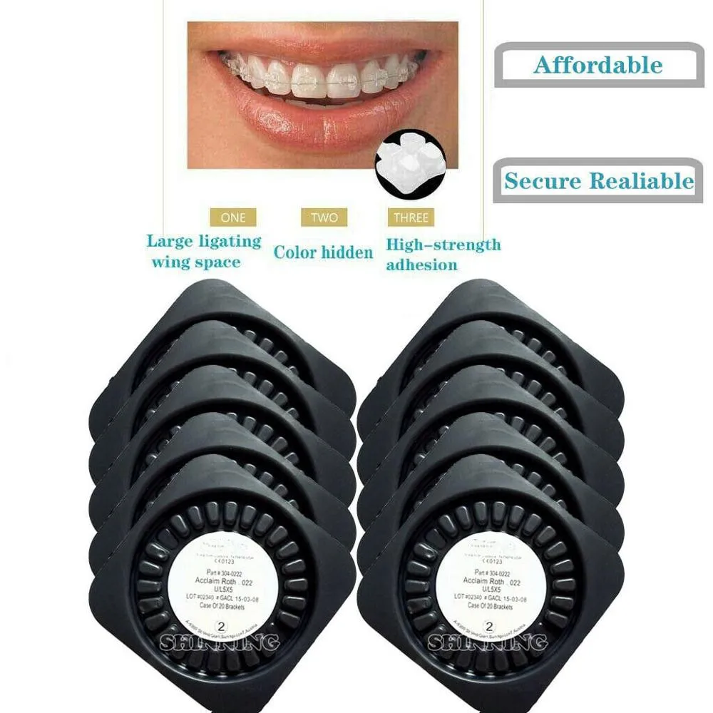 10 упаковок Стоматологические Ортодонтические класса один Мини Керамические