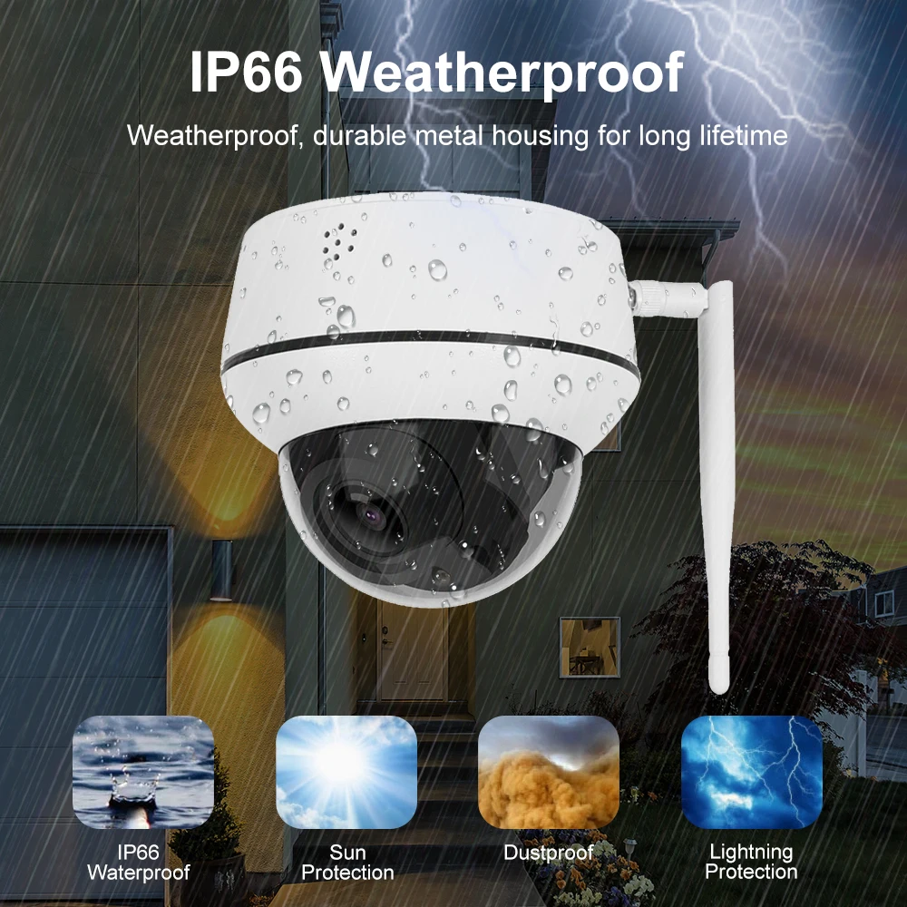 anpviz 2mp5mp wirelese ptz ip camera 5x zoom wifi security camera two way audio and sd card slot ir 30m ip66 h 265 free global shipping