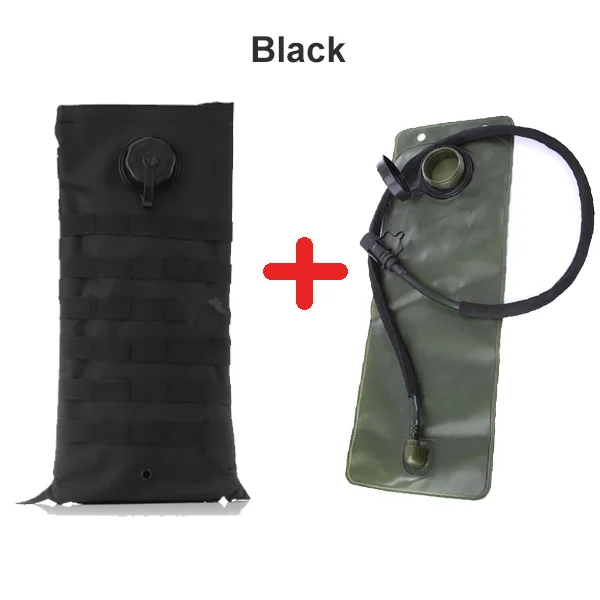 Black Nylon 2.5L дорожная Молл емкость для воды мешок мочевого пузыря нейлоновый рюкзак на плечо Открытый гидратации питьевой воды держатель для бутылок(Велоспорт - Цвет: Black Nylon