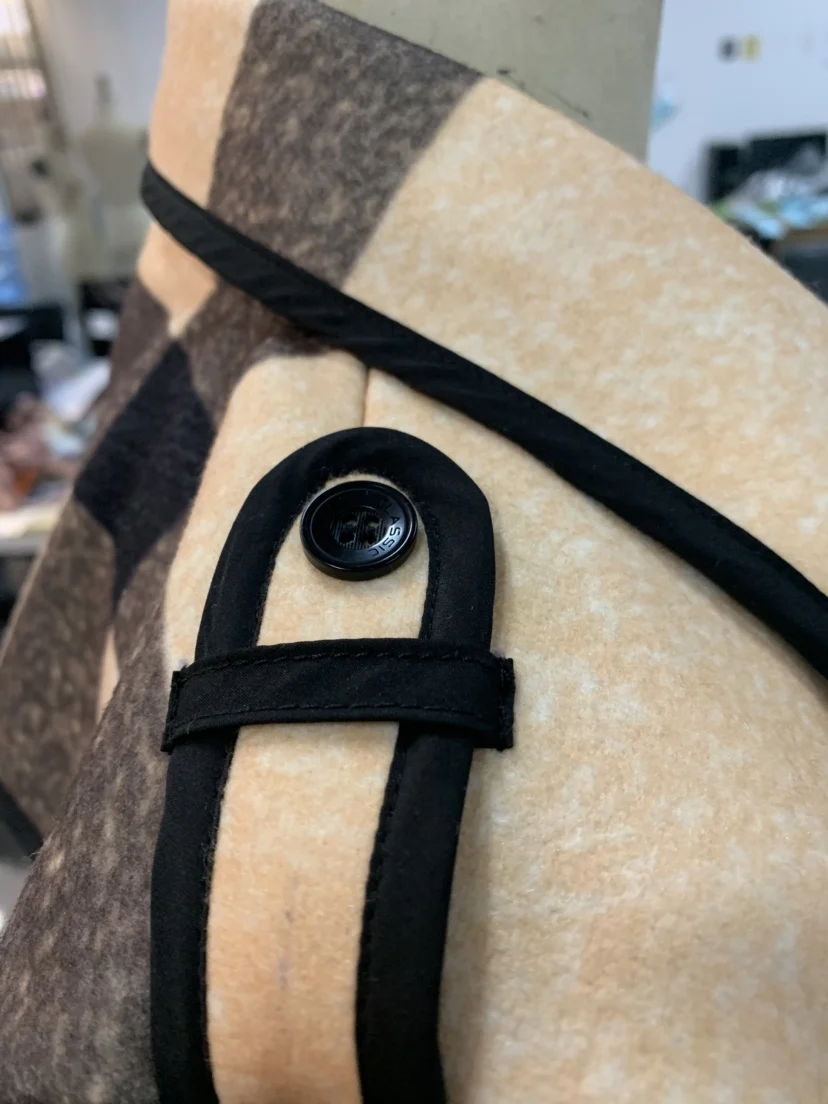 Винтажное шерстяное клетчатое пальто женское 2019 осень зима графика длинное