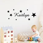 Персонализированные звёздные именные наклейки на заказ украшение дома Декор для детской комнаты Настенная Наклейка на стену Настенная Наклейка