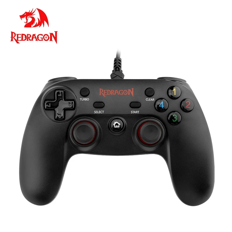 Redragon SATURN G807 геймпад проводной игровой контроллер джойстик двойной вибрации