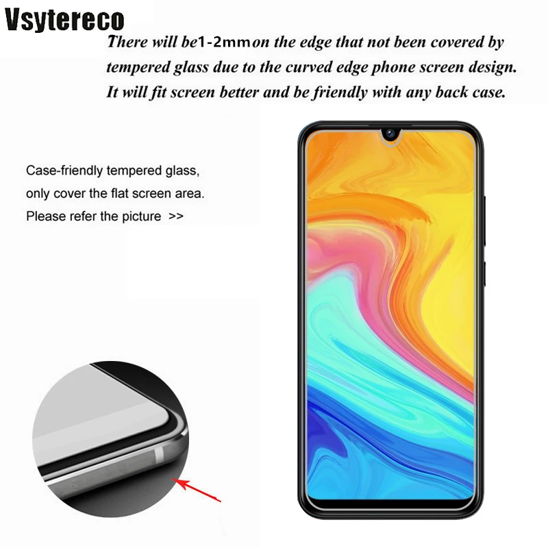 2 шт. 100% оригинальное Настоящее стекло Lenovo A7 2020 закаленное Защита экрана для A 7 6 09
