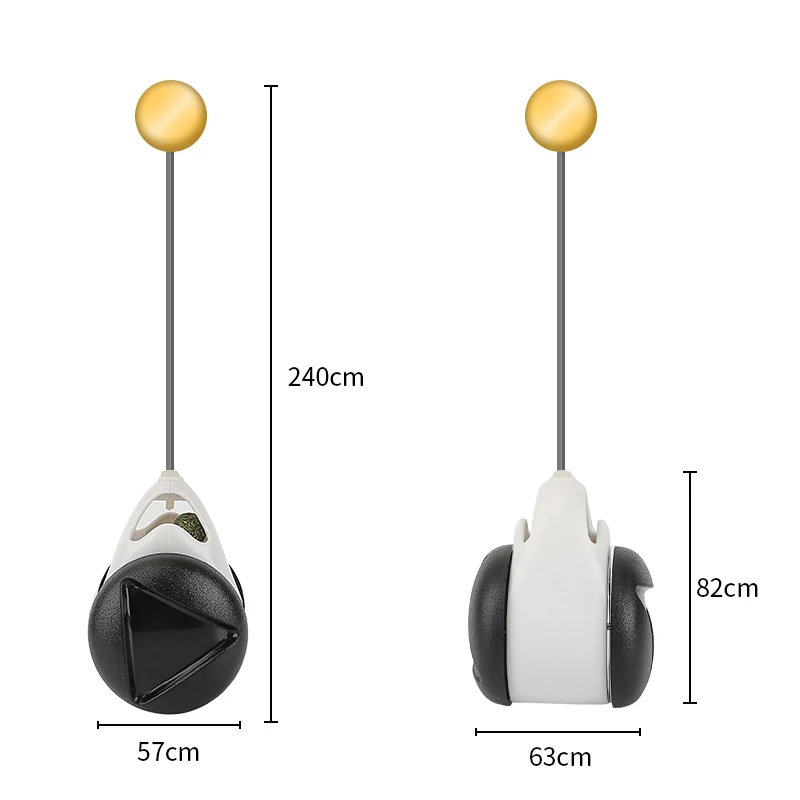 

Tumbler Cat Toy with Wheels Automatic Indoor Exercise cat toys interactive Lrregular Rotating Mode Funny not boring cat supplies