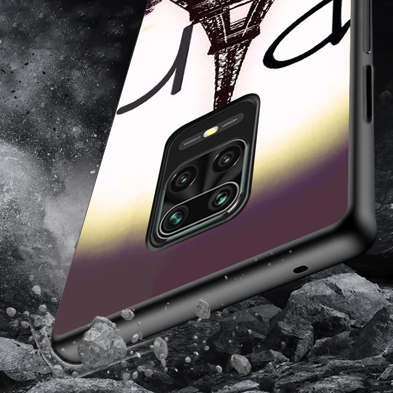 

Black Soft Cover Beautiful Eiffel tower for Xiaomi Redmi Note 9 9S 8 8T 7 7S 6 5A 5 4X 4 Pro Max Prime Phone Case