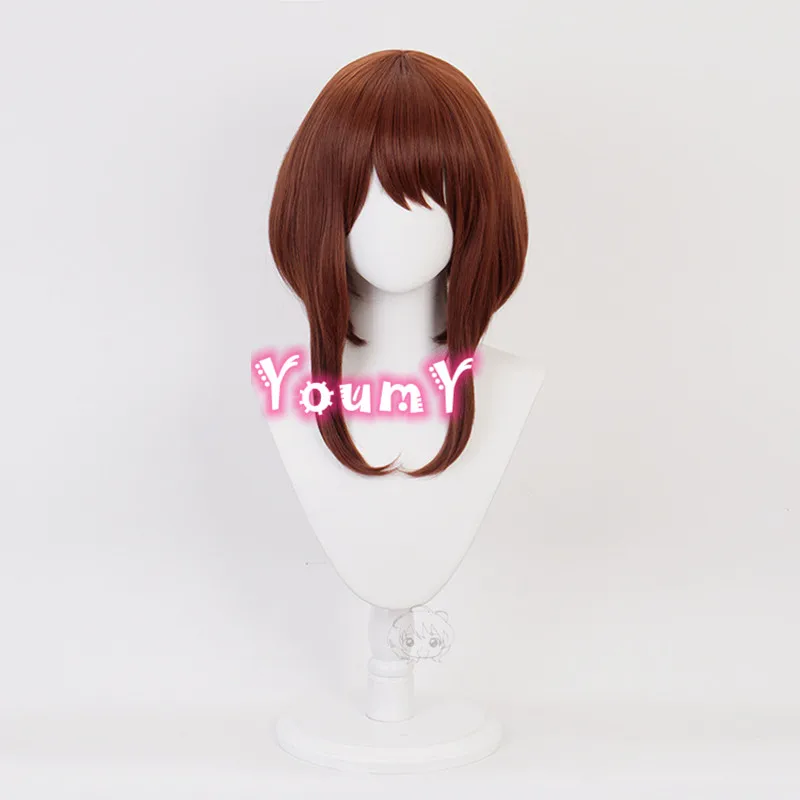 Парик очако урарака из м/ф Моя геройская Академия термостойкие синтетические