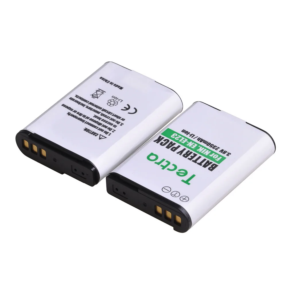 EN-EL23 сменная батарея/EN-EL23 светодиодный USB двойное зарядное устройство для Nikon Coolpix