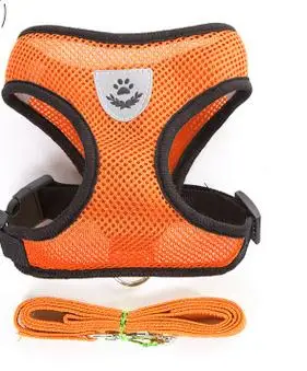 Cat Dog Vest Walking Lead Leash Harness Adjustable Medium Collar No Pull Reflective Nylon Mesh Pet Puppy Chest Strap | Дом и сад