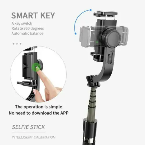 Bluetooth селфи-палка карданный Ручной штатив стабилизатор баланса для прямой