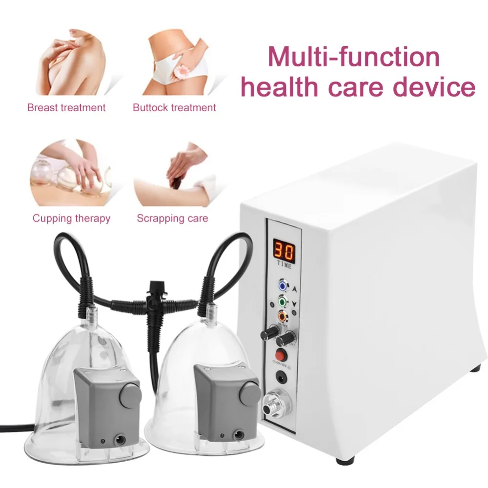 

Breast Nipple Sucking Vacuum 8 Cups Breast Enlargement machine for Increase Breast Size Big Breast Hip Suction Pump Enlargement