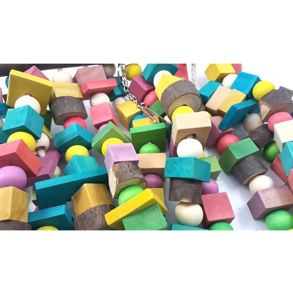 Большая игрушка для жевания птиц игрушки попугаев больших укусов африканских