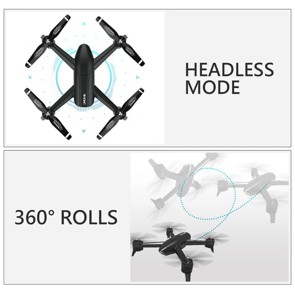 SG106 RC Дрон игрушка с 720/1080 P/4 k Dual 2,4G FPV WiFi широкоугольная камера с гравитационным зондированием Трансмиссия квадрокоптера в реальном времени Дрон