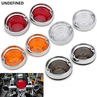 motorcycle deep dish turn signal bezels lens cover trim ring plastic for harley touring road king electra glide 1986 2021