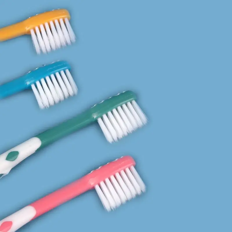 

4 Pcs Cute Cartoon Baby Teeth Care Toothbrush Super Fine Soft Children Toothbrushes 95AE