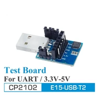 2pcs a lot cdsenet cp2102 usb ttl serial port test board uart wireless module e15 usb t2 wireless adapter for rf serial module