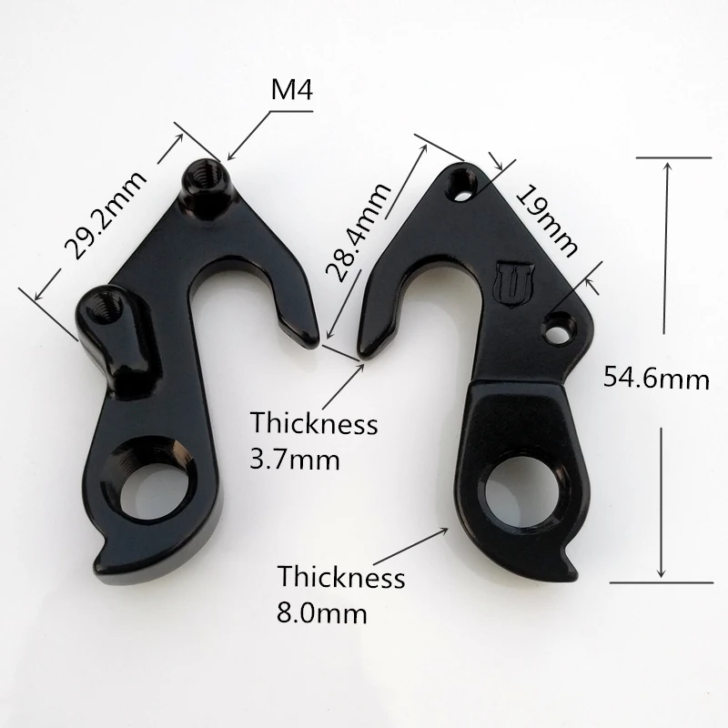 

50pc Bicycle Gear Derailleur Hanger For Focus Hanger Various Brand RATS 451236 alloy road dropout Cycling transmission Rear hook