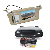 vardsafe vs370v sun visor rear view mirror monitor reversing camera for ford f150 1997 2004