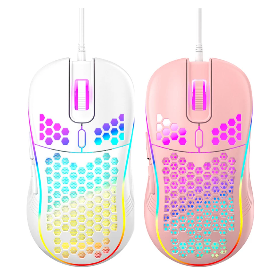 

New Pink Wired Gaming Mouse Gamer 6 Button 7200DPI LED Optical USB Computer Mouse Game Mice Mouse Mause For PC Computer Gamer