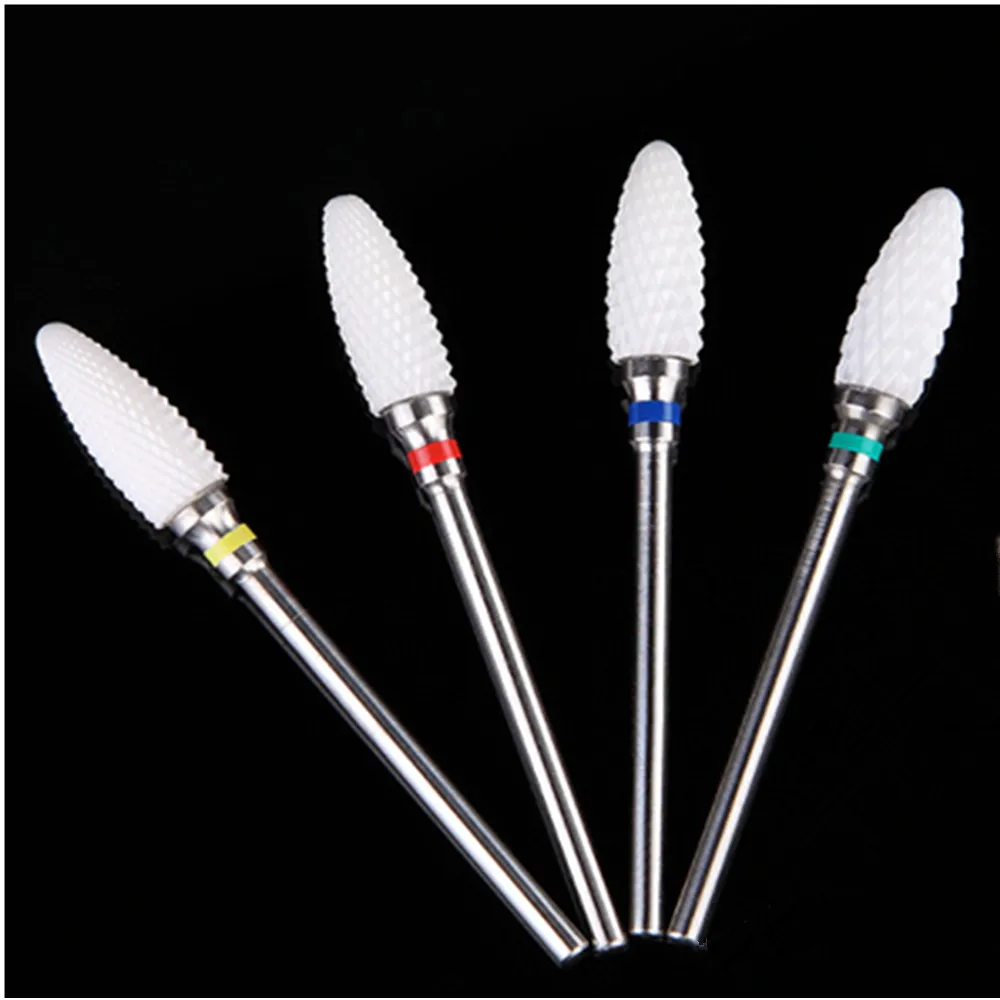 Керамические фрезы для ногтей 19 типов аксессуары аппаратного маникюра