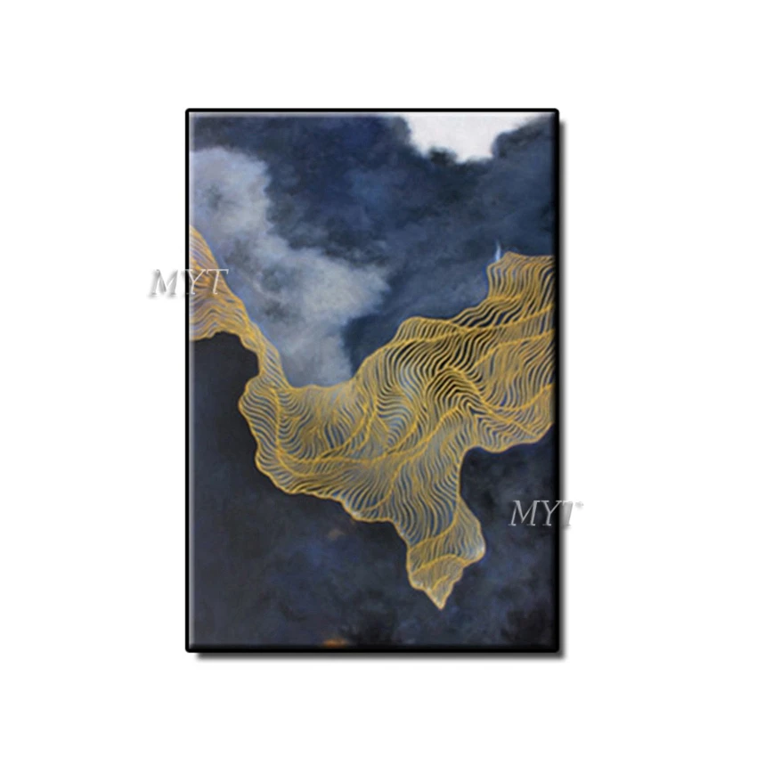 no frame painting MYT бескаркасные 2 шт. ручная работа картина маслом настенные картины холст искусство Декор картина маслом на холсте для домашнего декора без рамы - Цвет: no frame painting