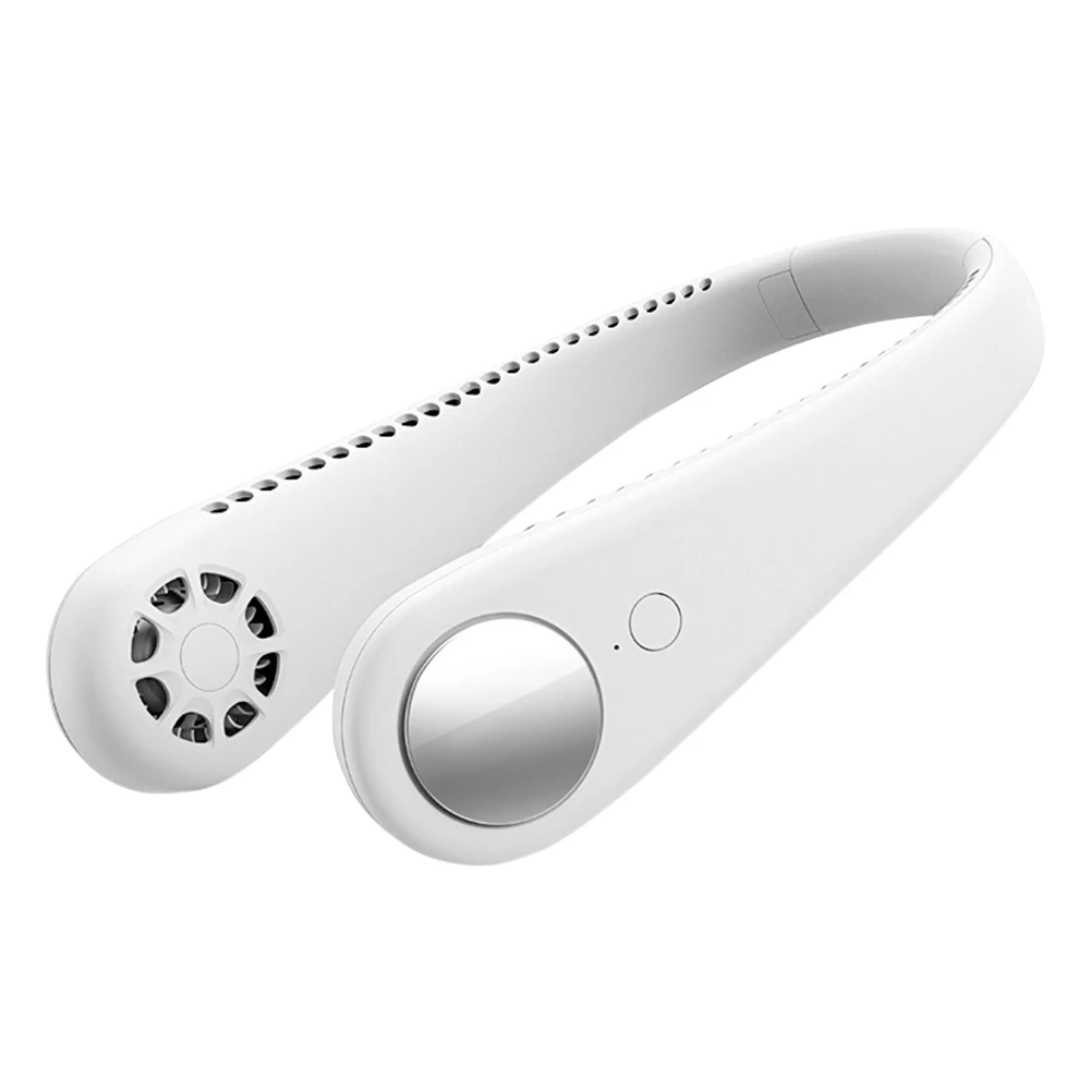 Бесщеточный подвесной шейный маленький вентилятор перезаряжаемый ультратихий