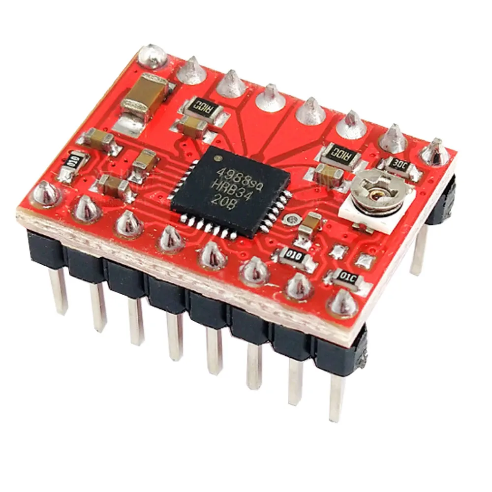Драйвер шагового двигателя для 3D-принтера A4988 Reprap 2 унции контактный разъем