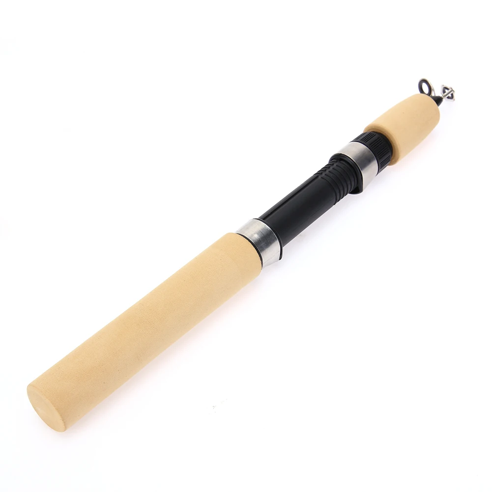 60/80/100CM Winter Fishing Rod Telescopic Portable Carbon Fiber River Shrimp Carp Fishing Pole Winter Fishing Rod Tackle