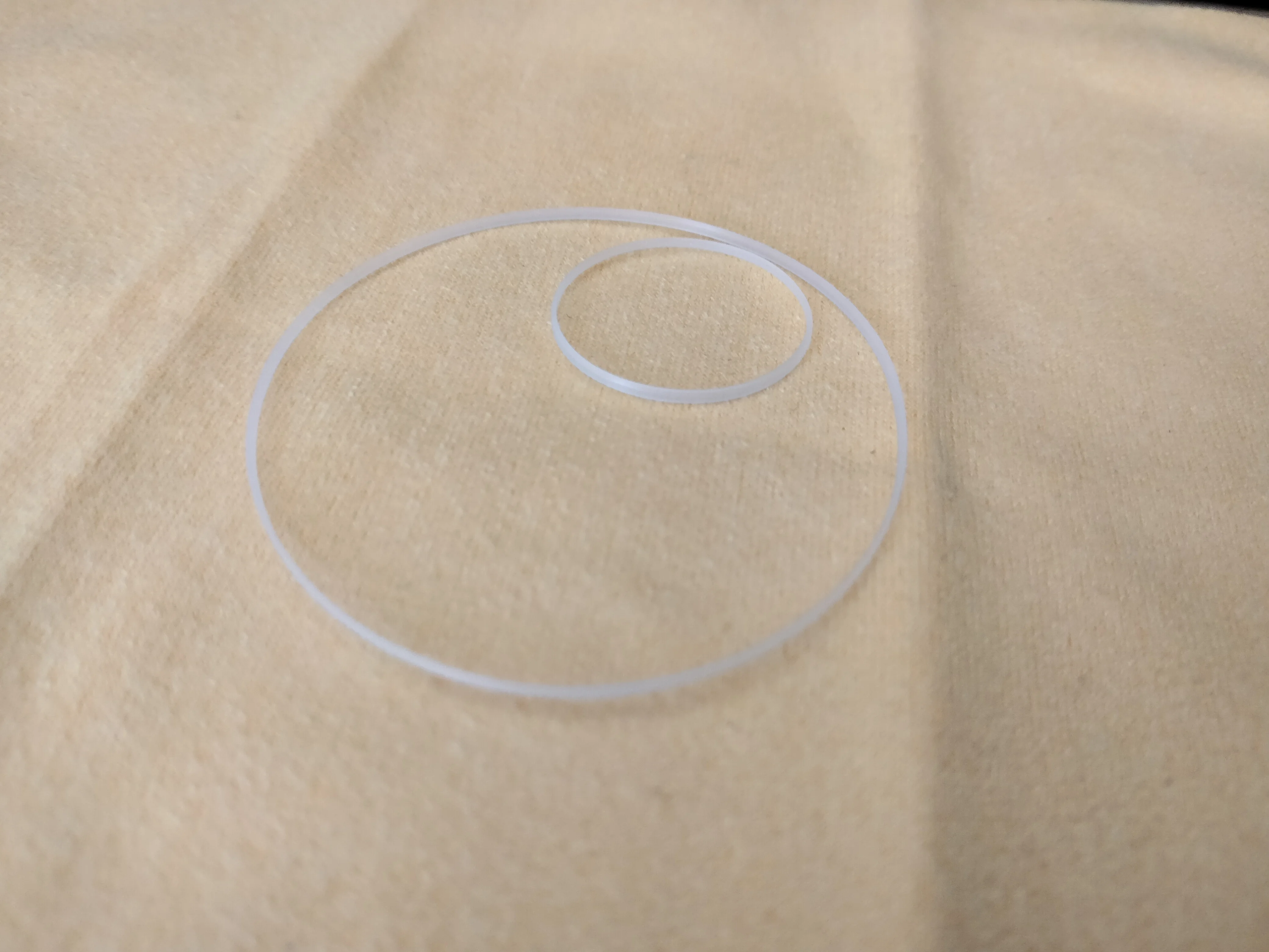 0.8mm Height Waterproof Watch Glass Gasket 40.5mm to 50mm Inner Diameter I-ring for Watch Crystal 6008G10