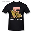 Индивидуальная Классическая футболка с надписью Fetishism, футболка с круглым вырезом, 100% хлопок