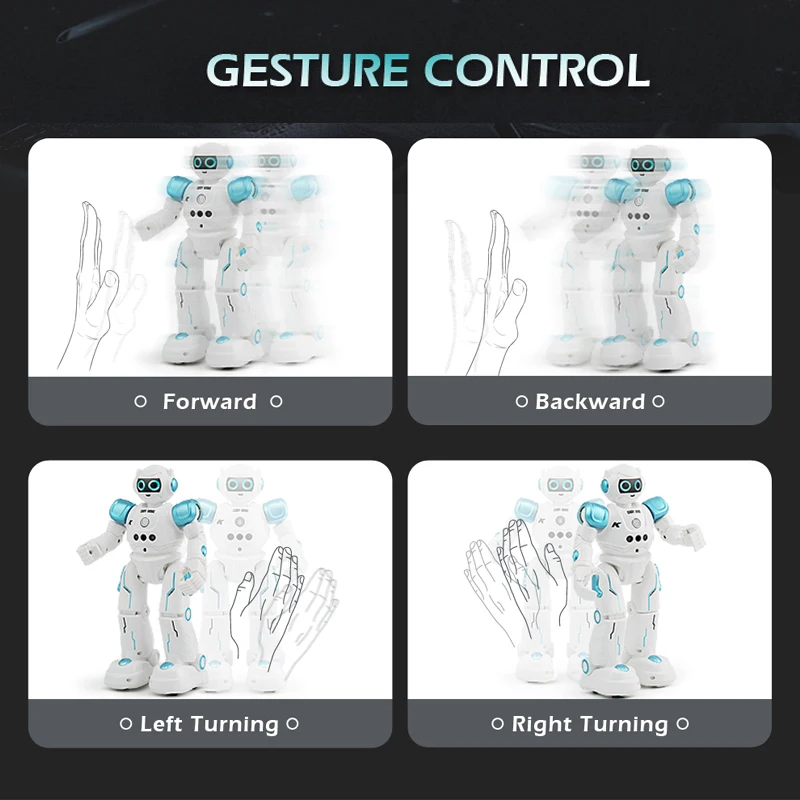JJRC R11 обучающая игрушка-робот умный программируемый для ходьбы музыка танцы