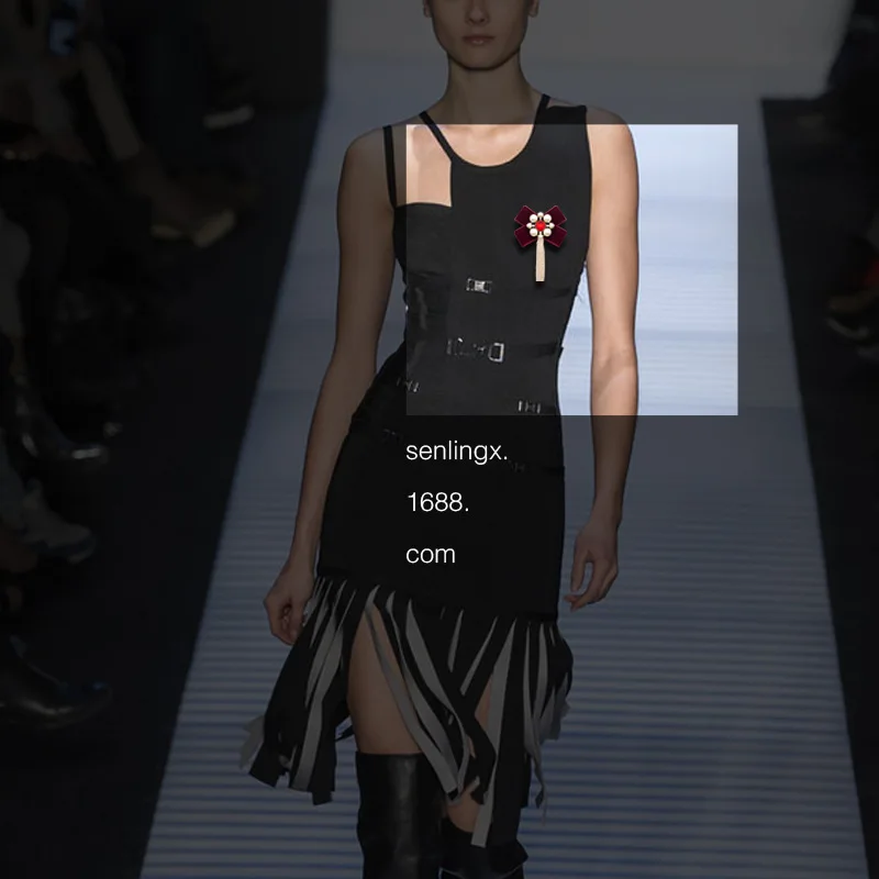 I-Remiel модная новая Корейская Винтажная брошь с жемчугом и кисточкой корсажная