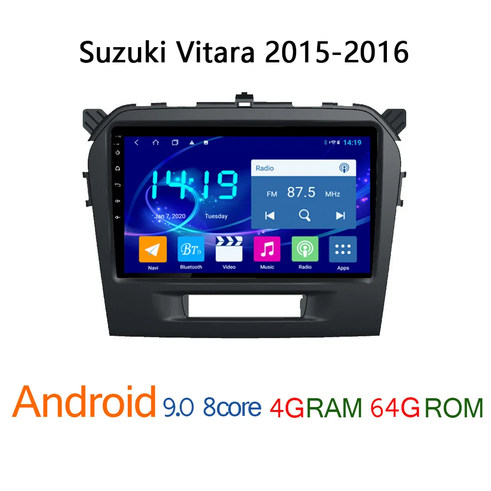 Автомагнитола для Suzuki Vitara 4 + 64 ГБ android DVD GPS навигатор Автомагнитолы  | Автомагнитолы -1005001401116518