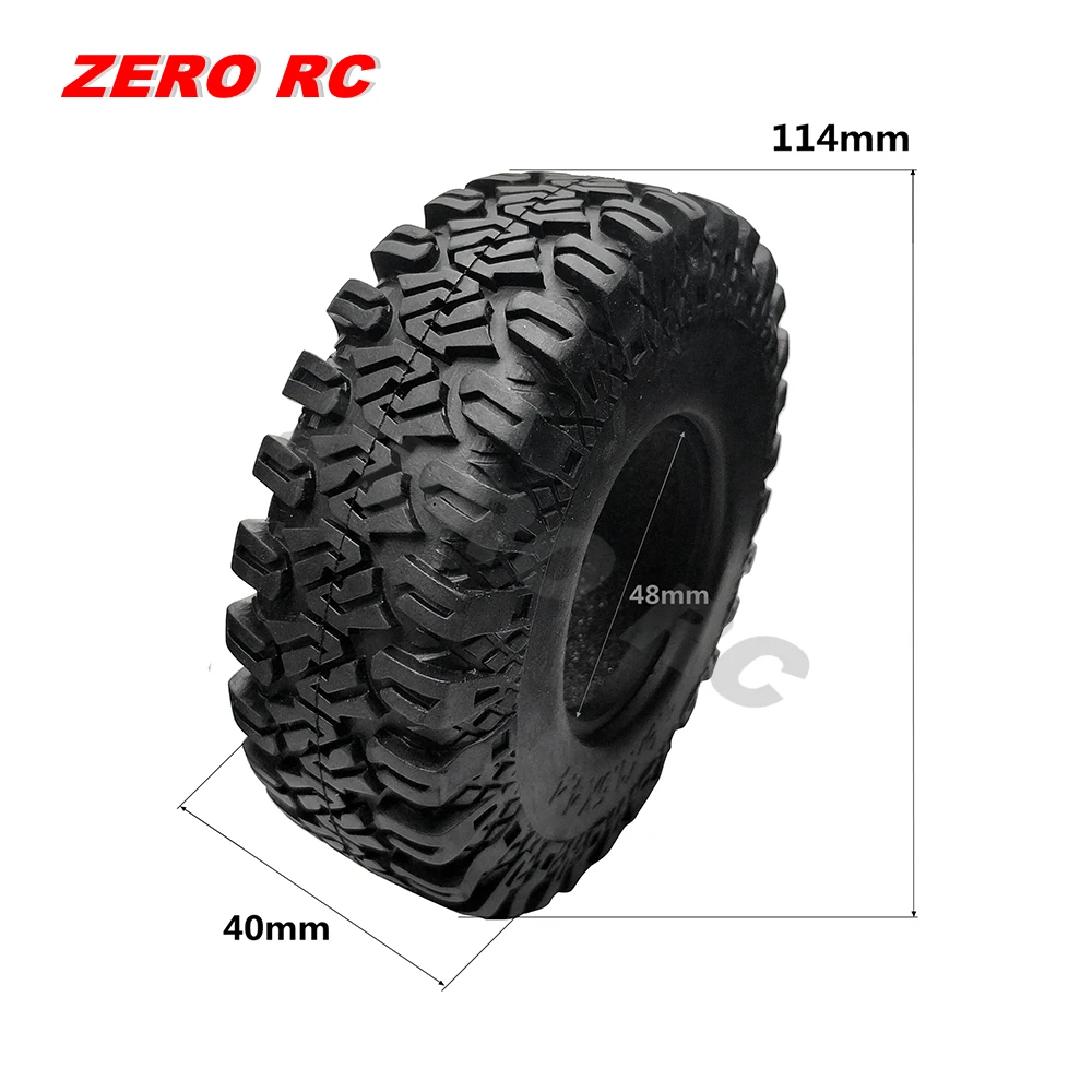 4 шт. 1/10 Rc Rock Crawler 1 9 &quotшины 114 мм мягкая резиновая вставка из пены для 1:10 Axial SCX10 II III