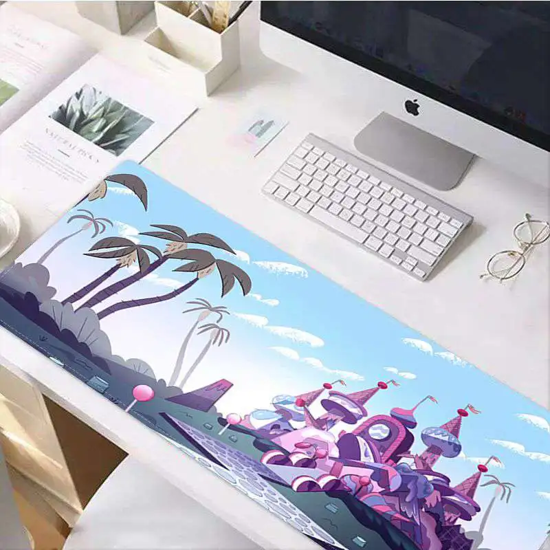 Lock Edge 30x80cm Maiya аниме Star vs The Force of Evil Gamer speed Mice розничная маленький резиновый коврик для мыши большой коврик для мыши клавиатуры коврик - Цвет: Lock Edge 30x80cm