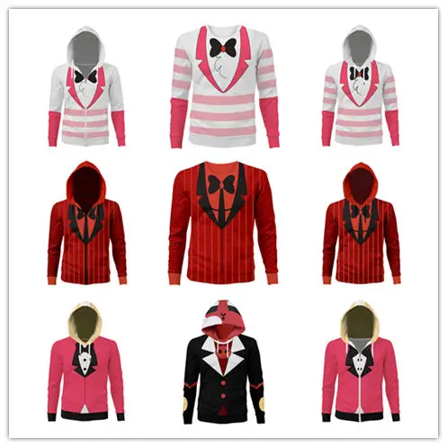 Толстовка Hazbin для косплея в отеле Свитшот Чарли Аластора карнавальные костюмы