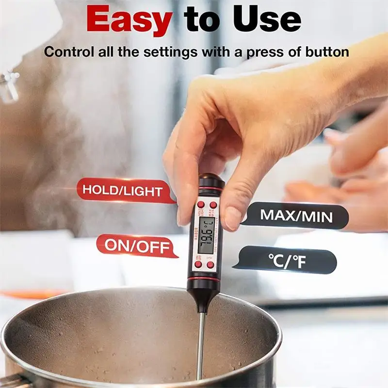 Пищевой термометр для барбекю кухонный Цифровой зонд приготовления пищи