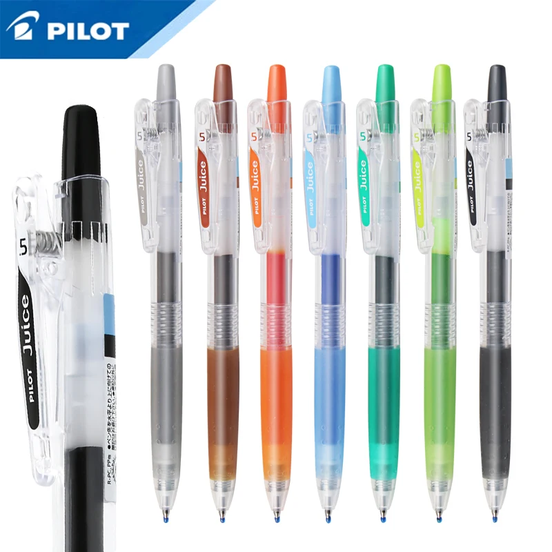 

12Pcs Japan PILOT JUICE Series Color Gel Pen 0.5mm 24 Colors Optional Large Capacity LJU-10EF Student Do Hand Account Water Pen