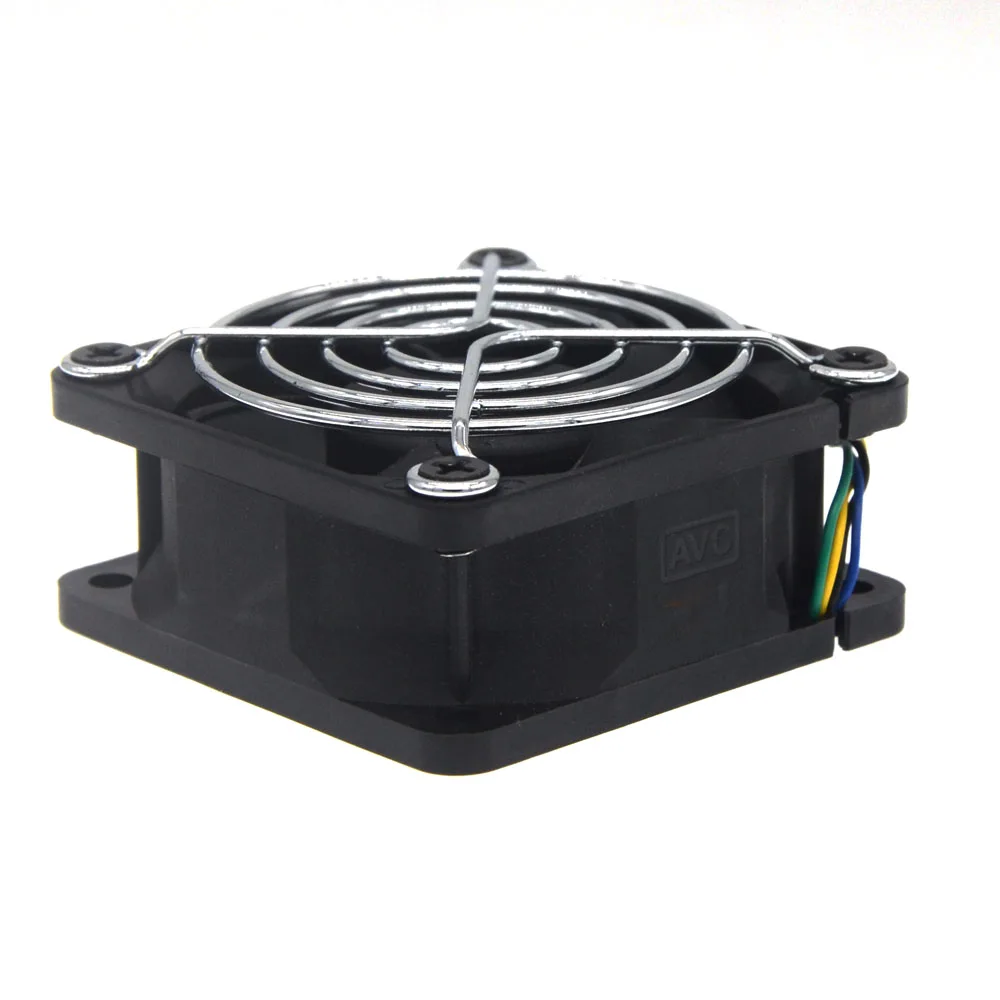 

2pcs DS06025R12U P103 New For AVC DC 12V 0.26A 4-wire 4-pin connector 60mm 60x60x25mm PWM Server Square Cooling fan with grill