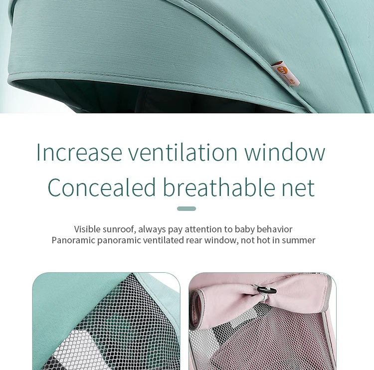 Baby stroller children's lightweight folding umbrella car newborn can sit reclining baby portable shock absorber trolley